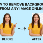 AI Background remover process